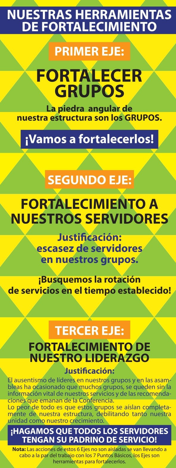 NUESTRAS HERRAMIENTAS DE FORTALECIMIENTO