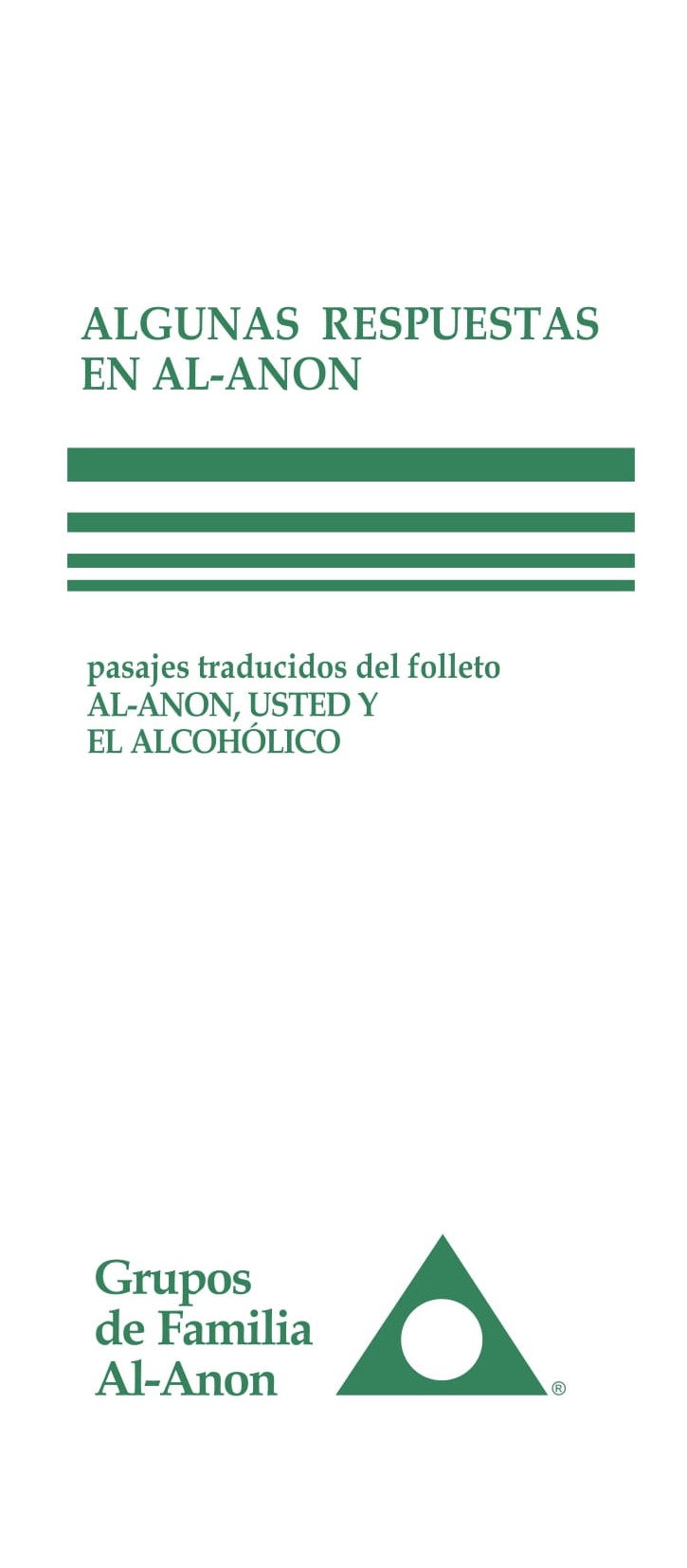 ALGUNAS RESPUESTAS EN AL-ANON