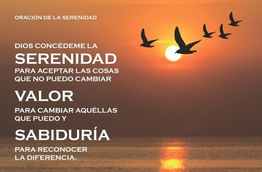 ORACION DE LA SERENIDAD (TARJETA)