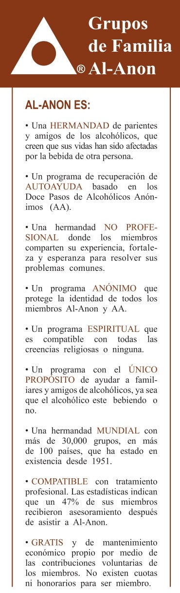 LO QUE ES Y NO ES AL-ANON