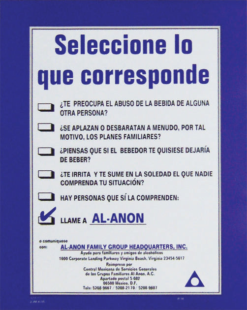 SELECCIONE: AL-ANON (CARTEL)