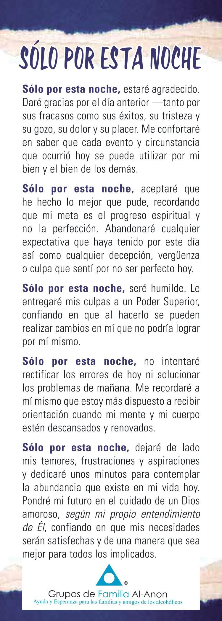 SOLO POR ESTA NOCHE