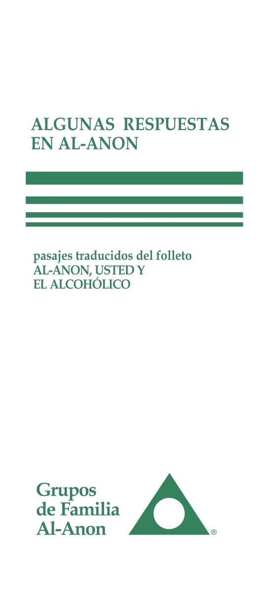 ALGUNAS RESPUESTAS EN AL-ANON